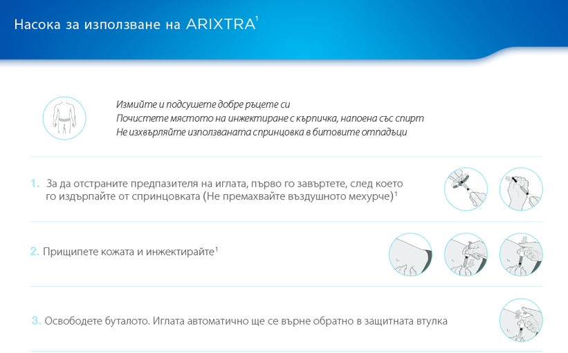 #Насоки за използаве ва Арикстра